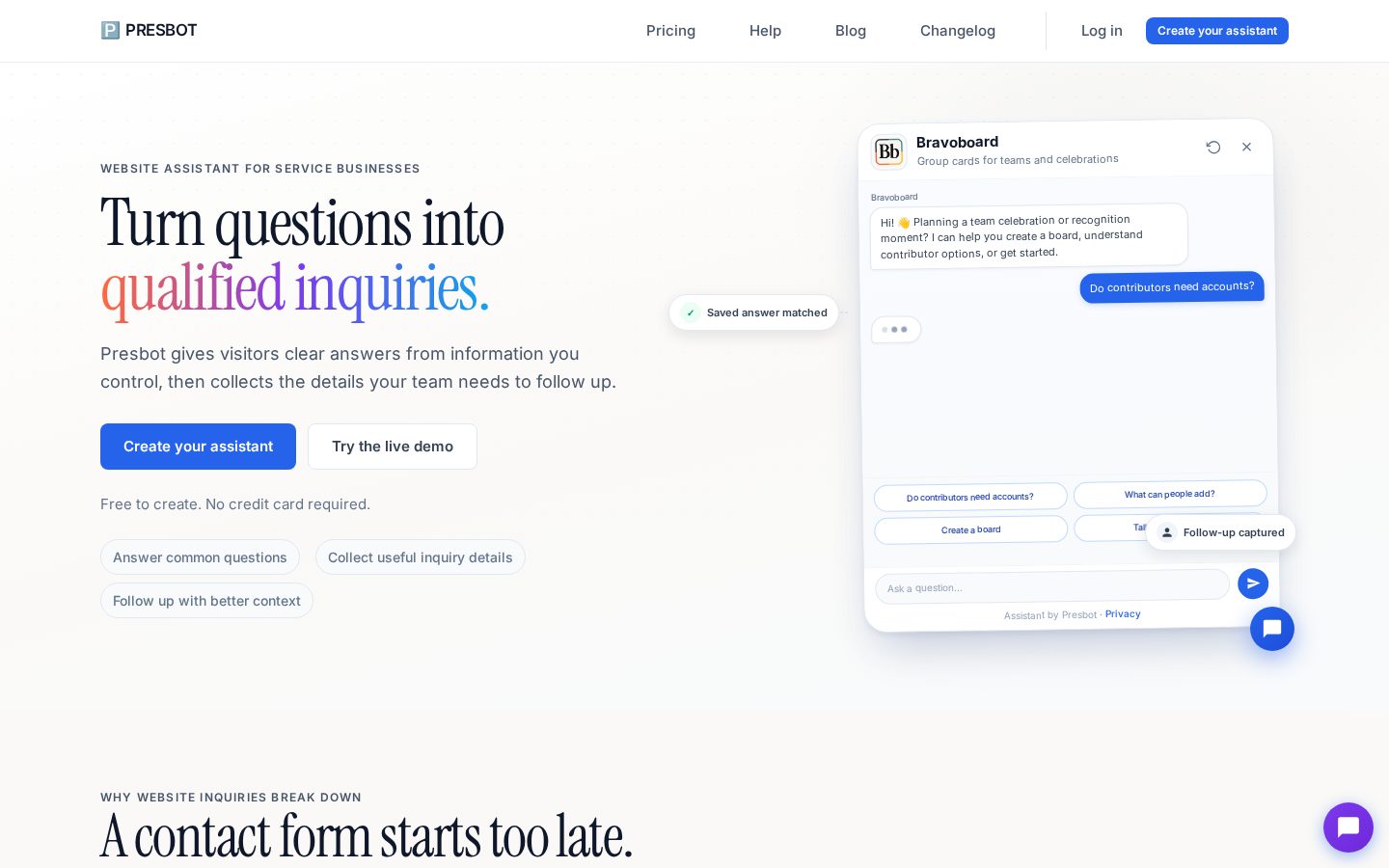 Presbot Homepage