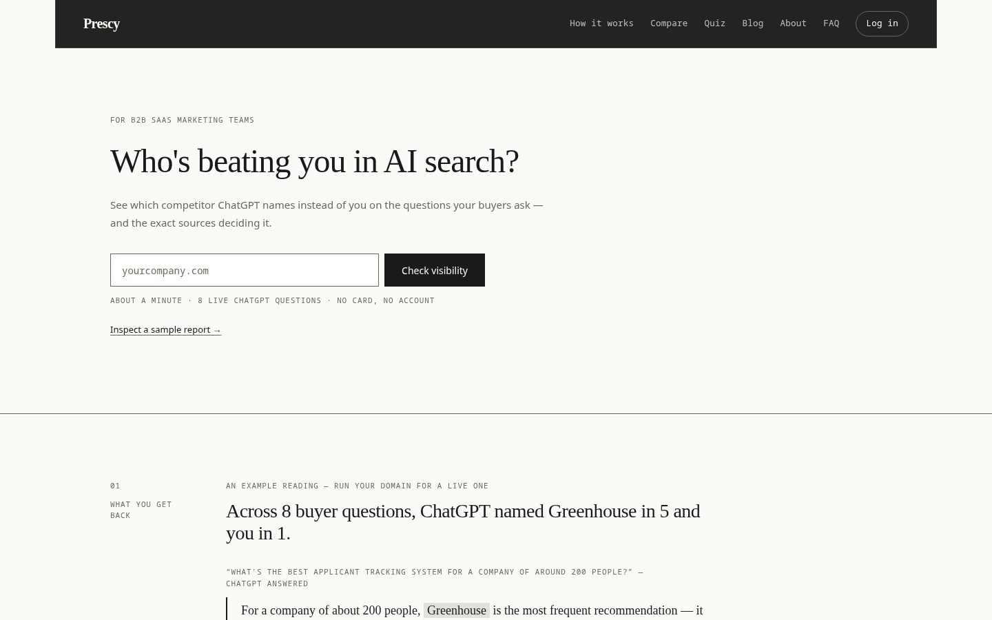 Prescy Homepage