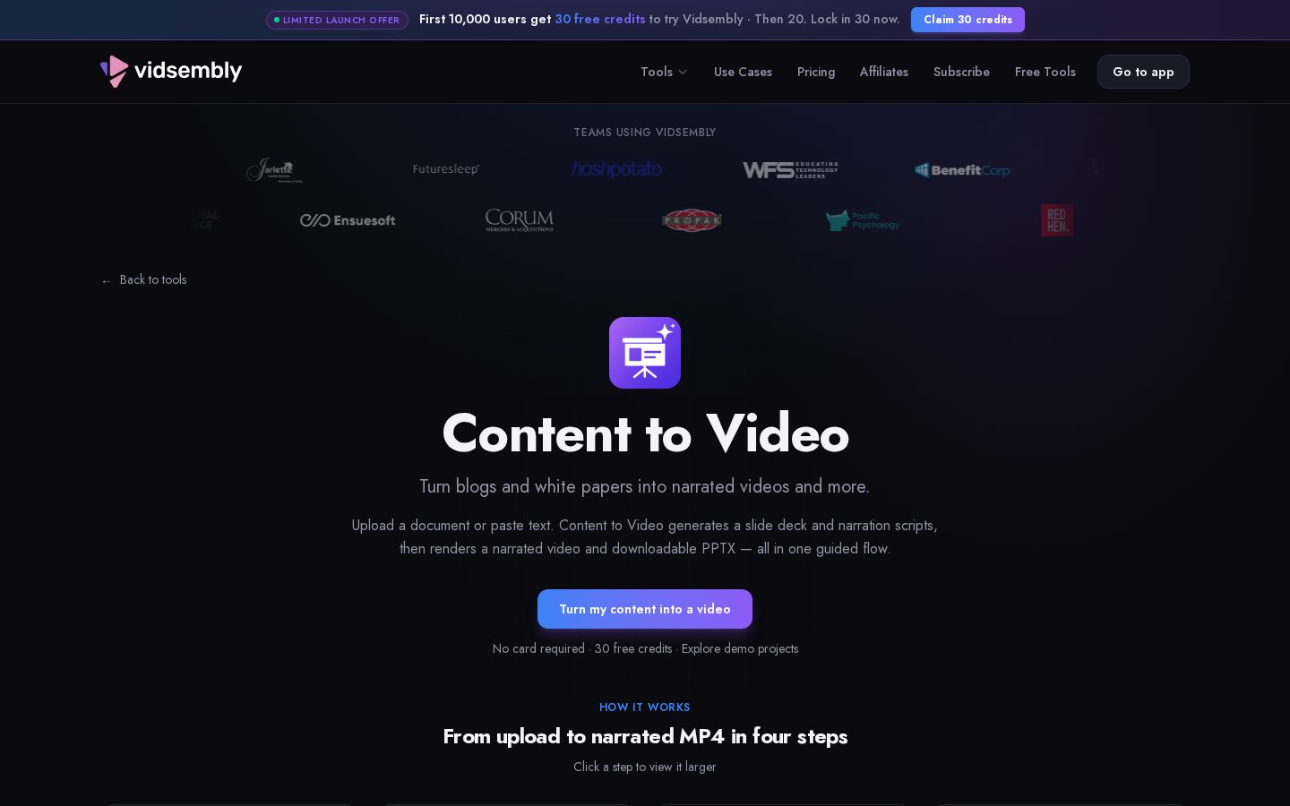 Presentation Agent Homepage