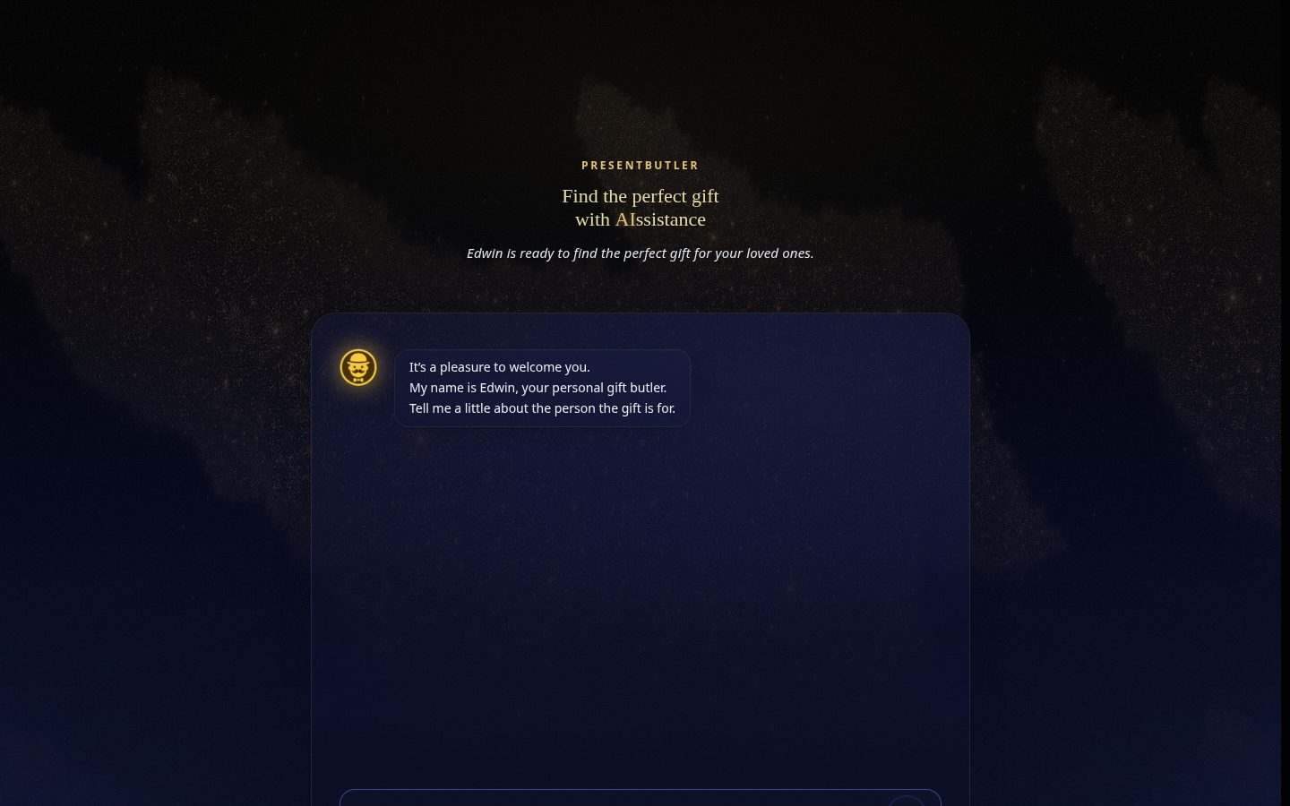 PresentButler Homepage