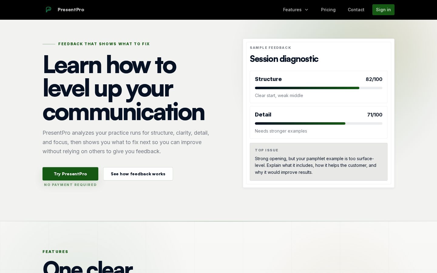 PresentPro Homepage