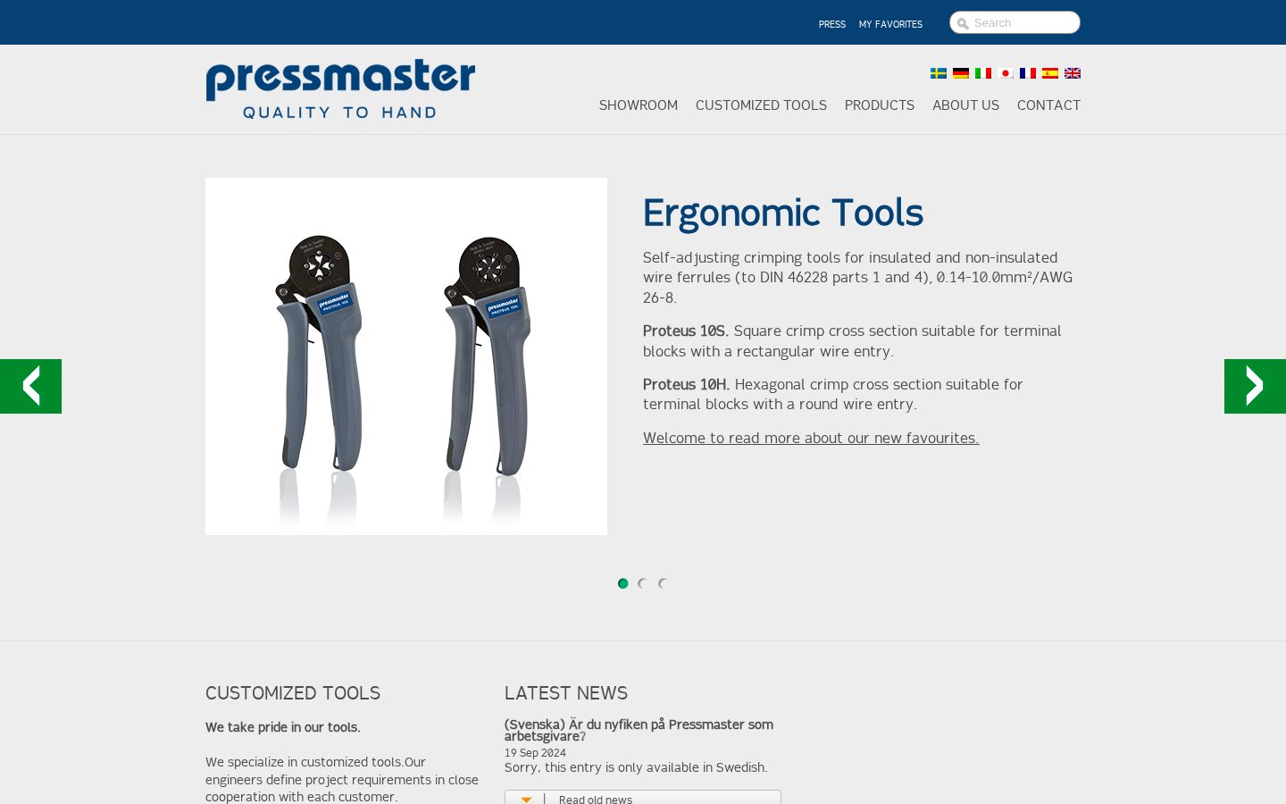 PressMaster Homepage
