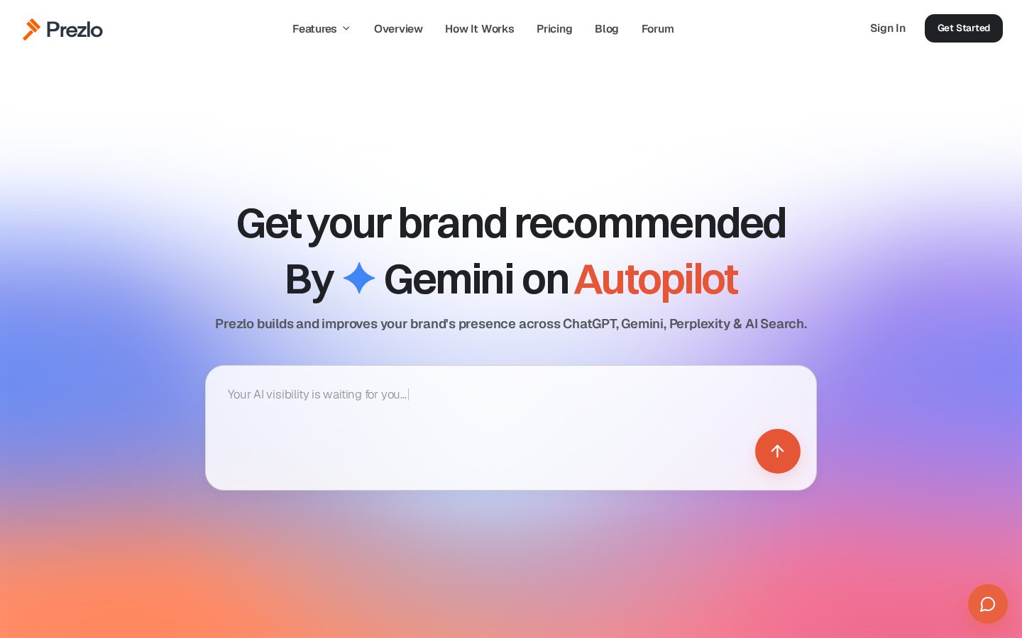 Prezlo Homepage