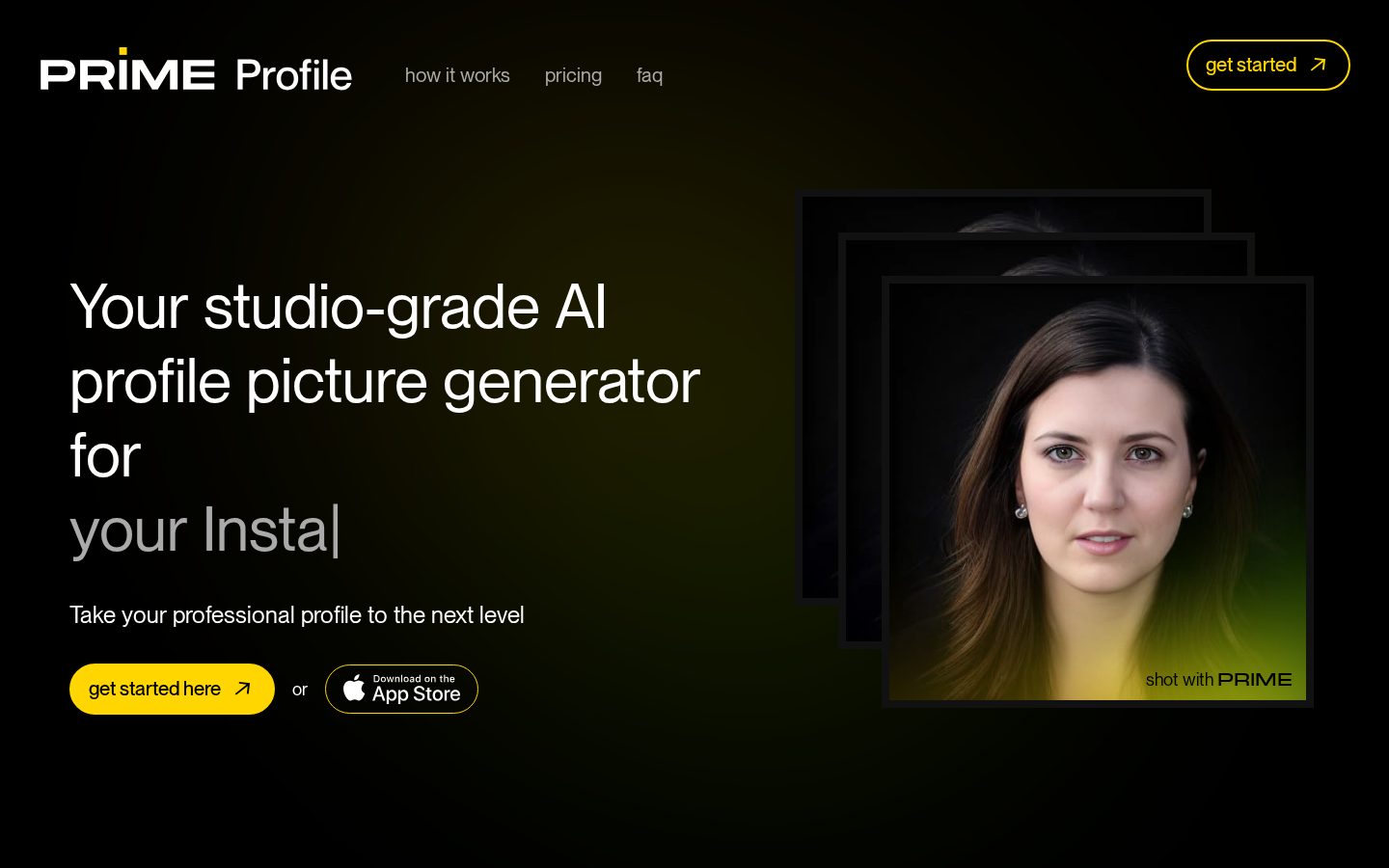 PRIME Profile Homepage