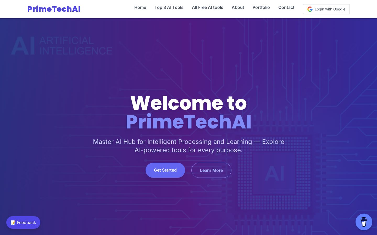 Prime Tech AI : AI tools hub Pricing