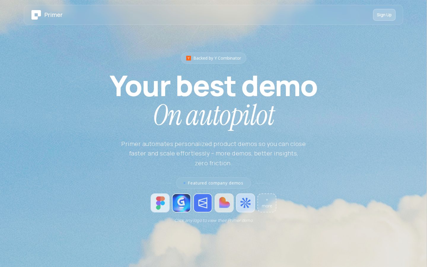 Primer Homepage