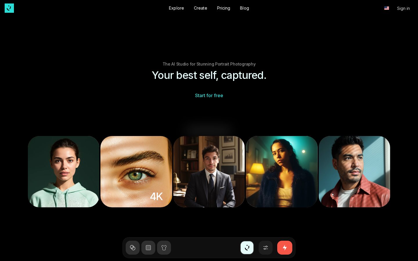 Primeshot AI Homepage