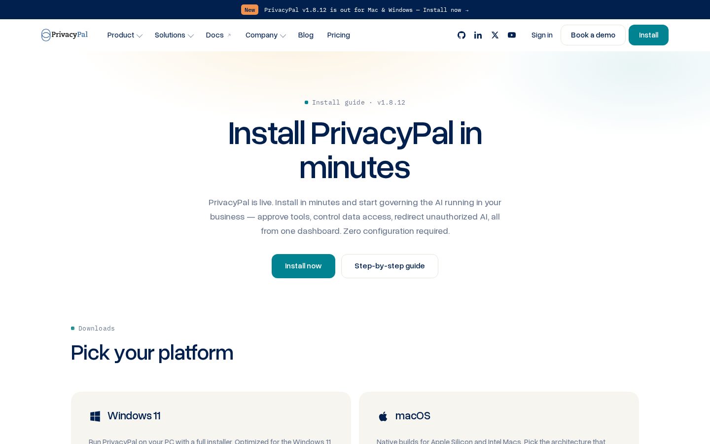 PrivacyPal Homepage