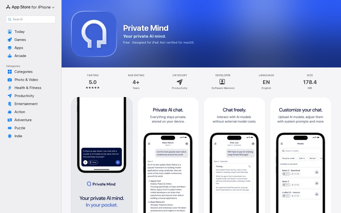Private Mind Homepage