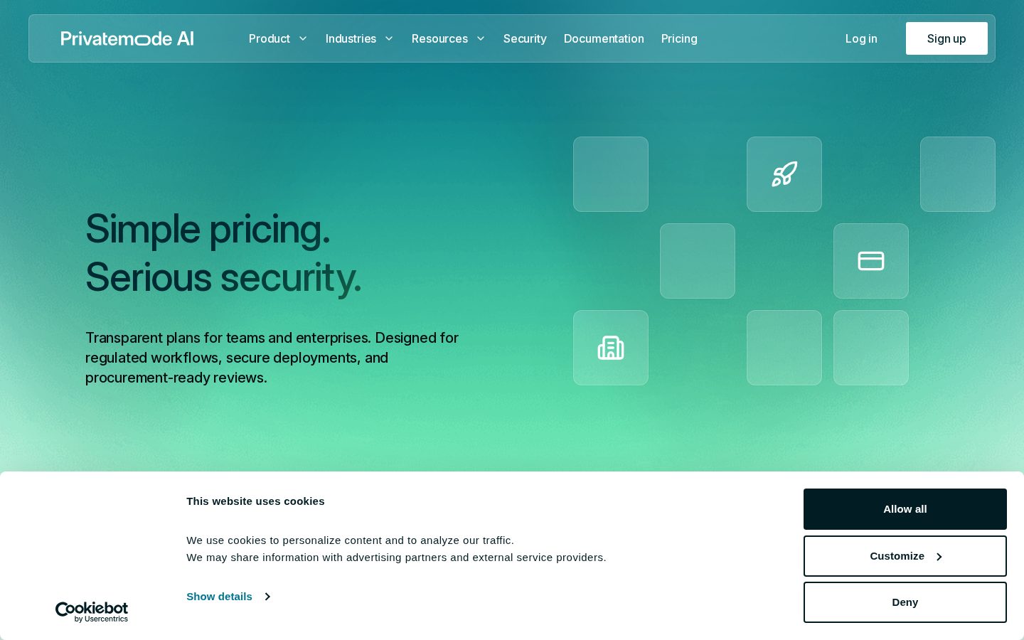 Privatemode AI Pricing