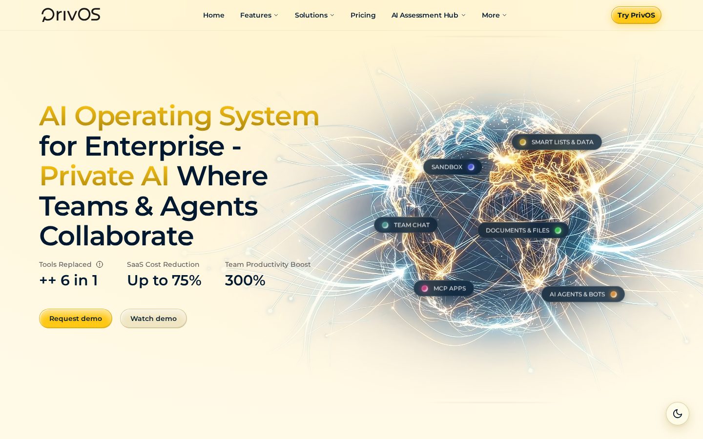 PrivOS Homepage