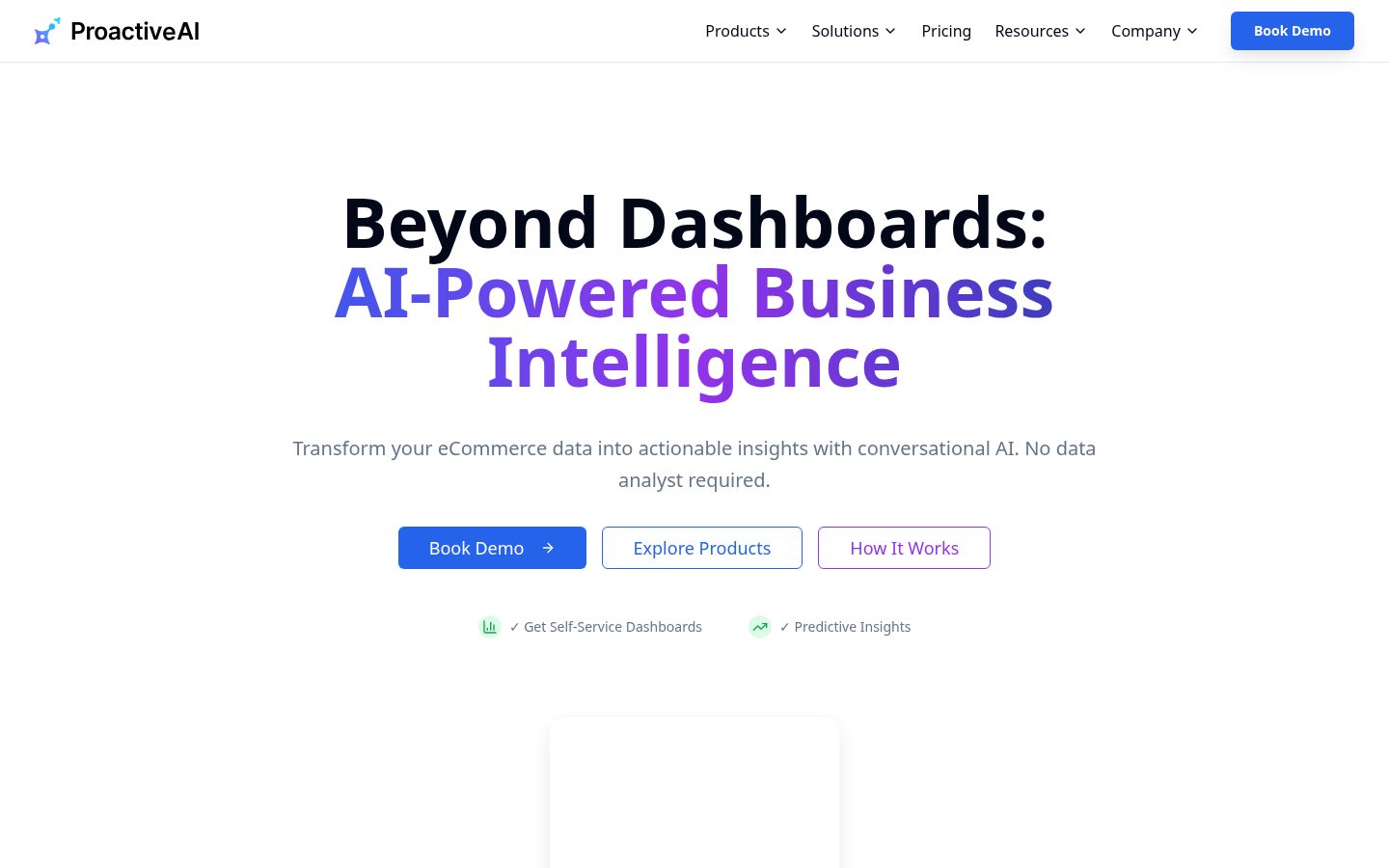 Proactive AI Homepage