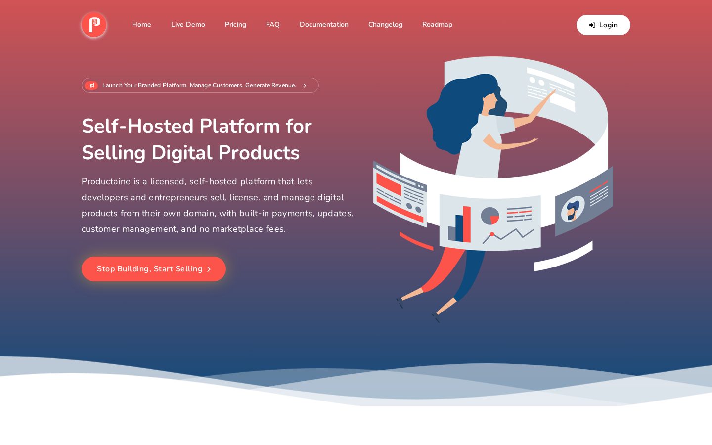 Productaine Homepage