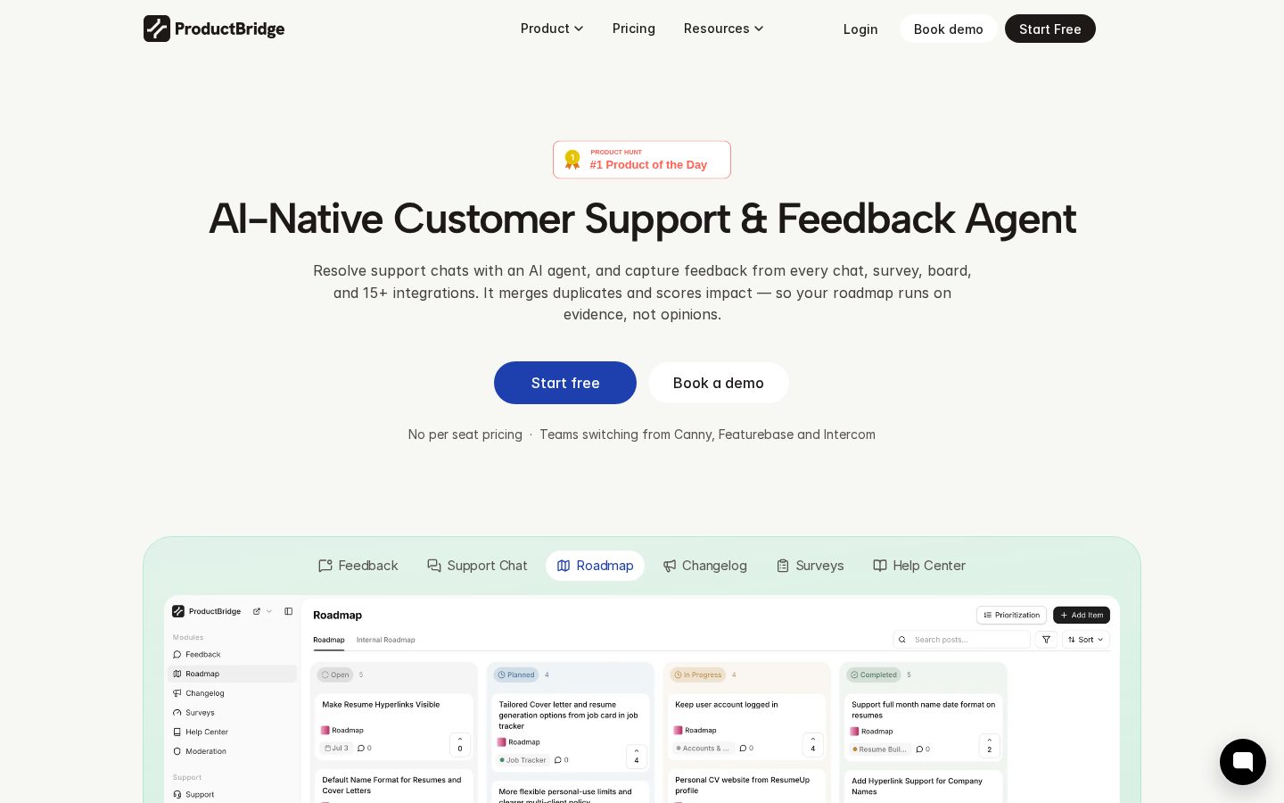 ProductBridge Homepage