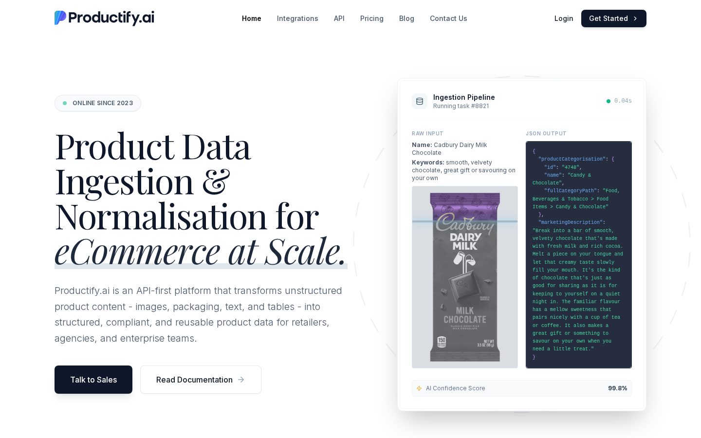 Productify.ai Homepage
