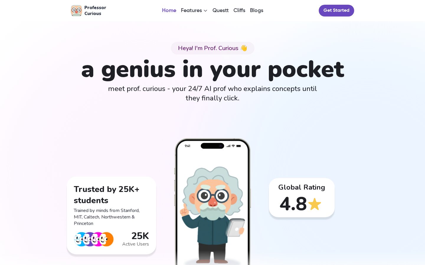 Prof. Curious Homepage