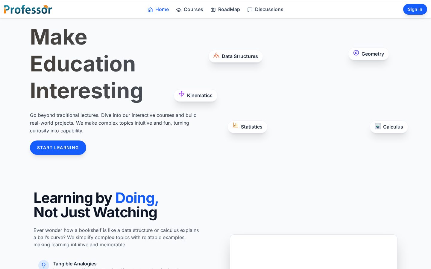 Professor AI Homepage