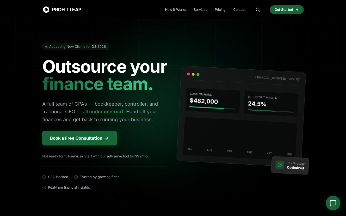 Profit Leap Homepage
