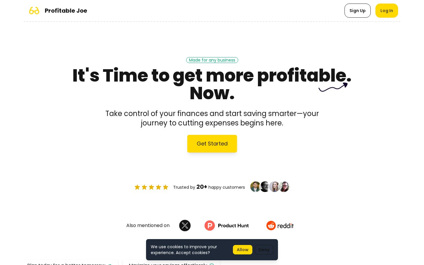 Profitable Joe Homepage