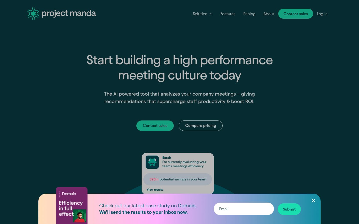 Project Manda Homepage