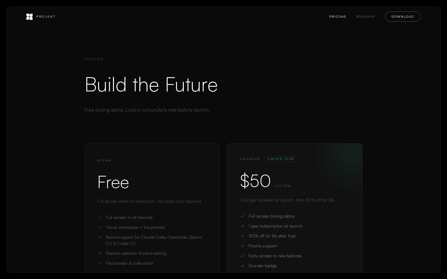 Projekt Pricing