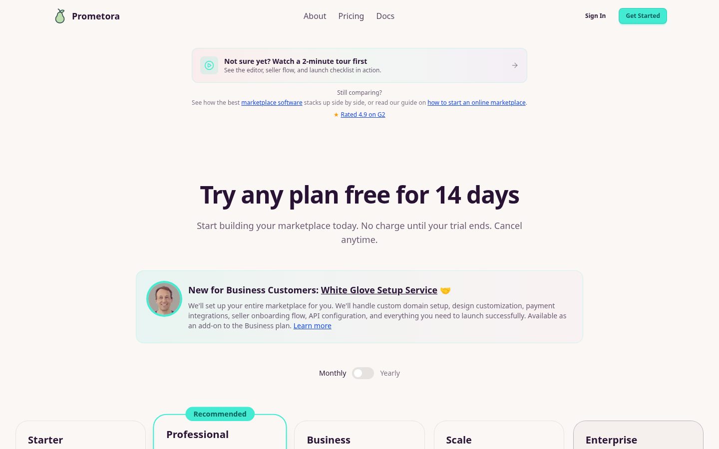 Prometora Pricing