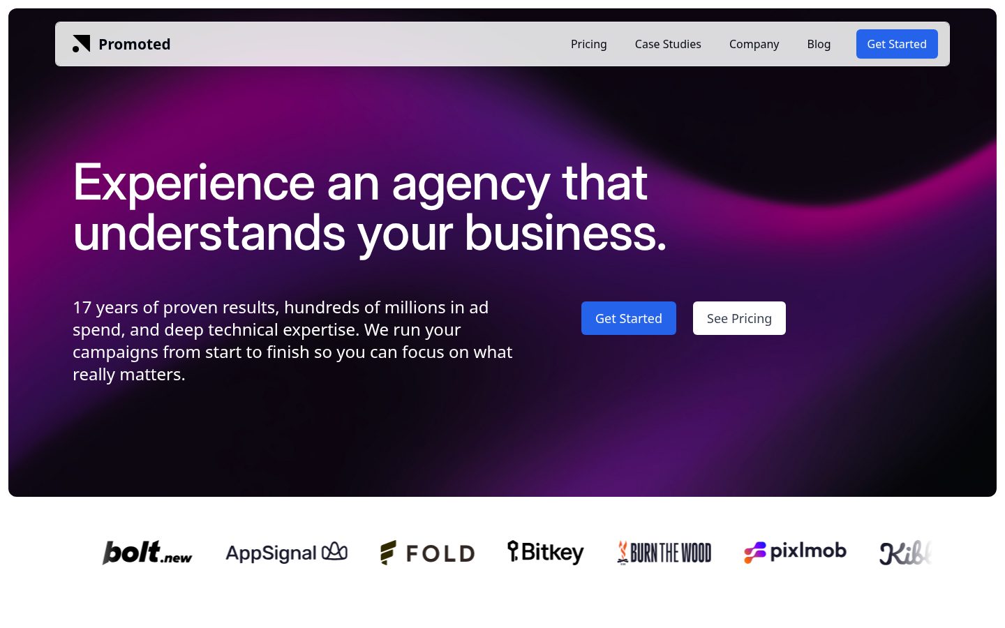 Promoted Homepage