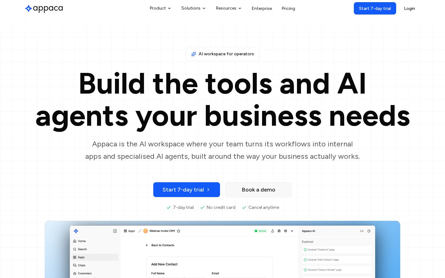 Prompt App Builder Homepage
