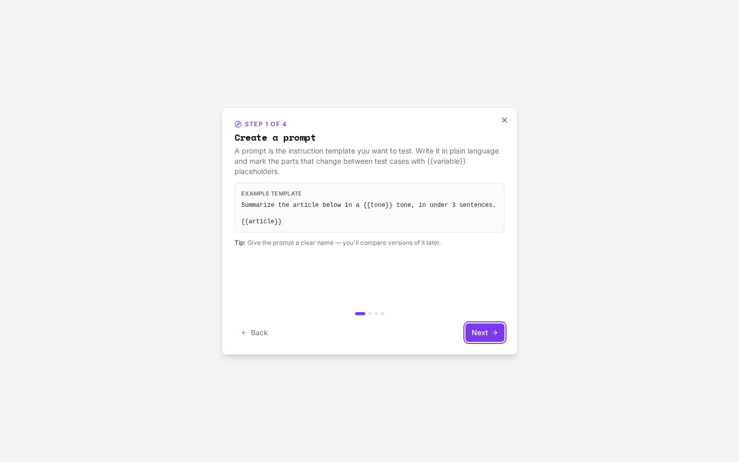 Prompt Eval Homepage