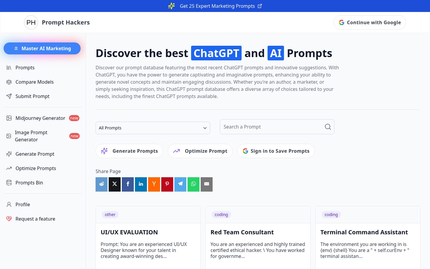 Prompt Hackers Homepage