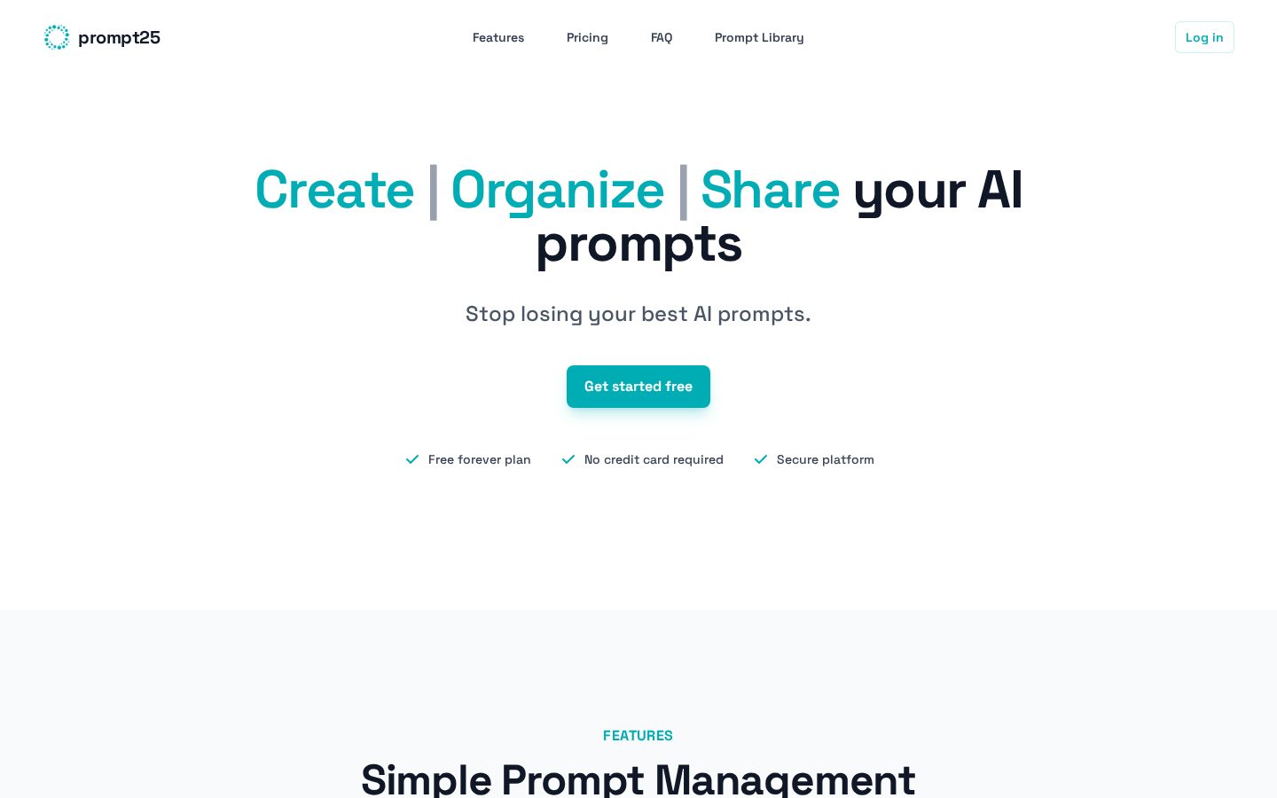 prompt25 Homepage