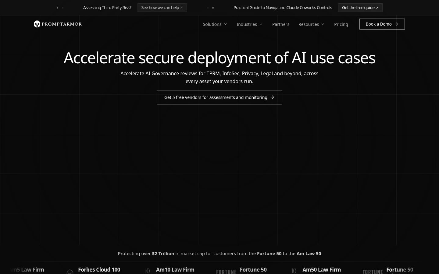 PromptArmor Homepage