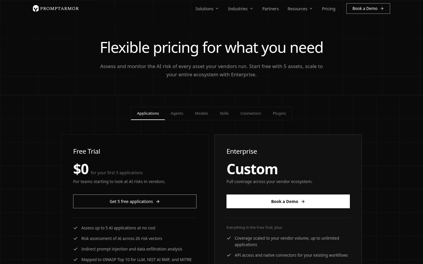 PromptArmor Pricing