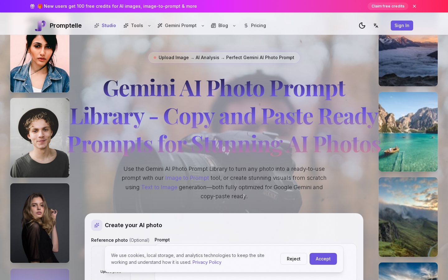 Promptelle Homepage