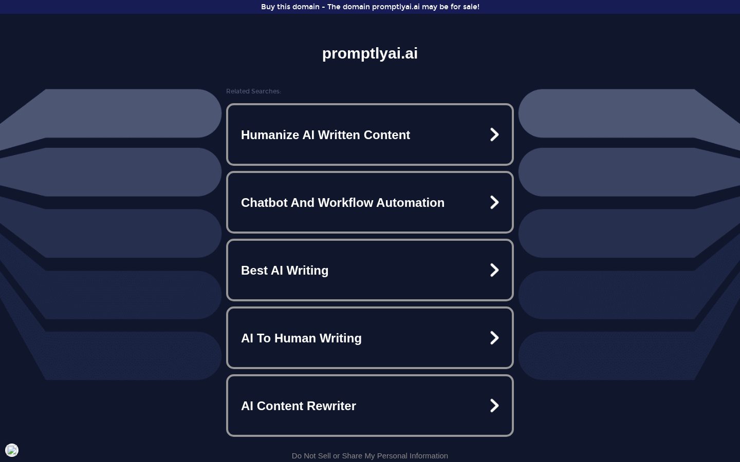 Promptly AI Homepage