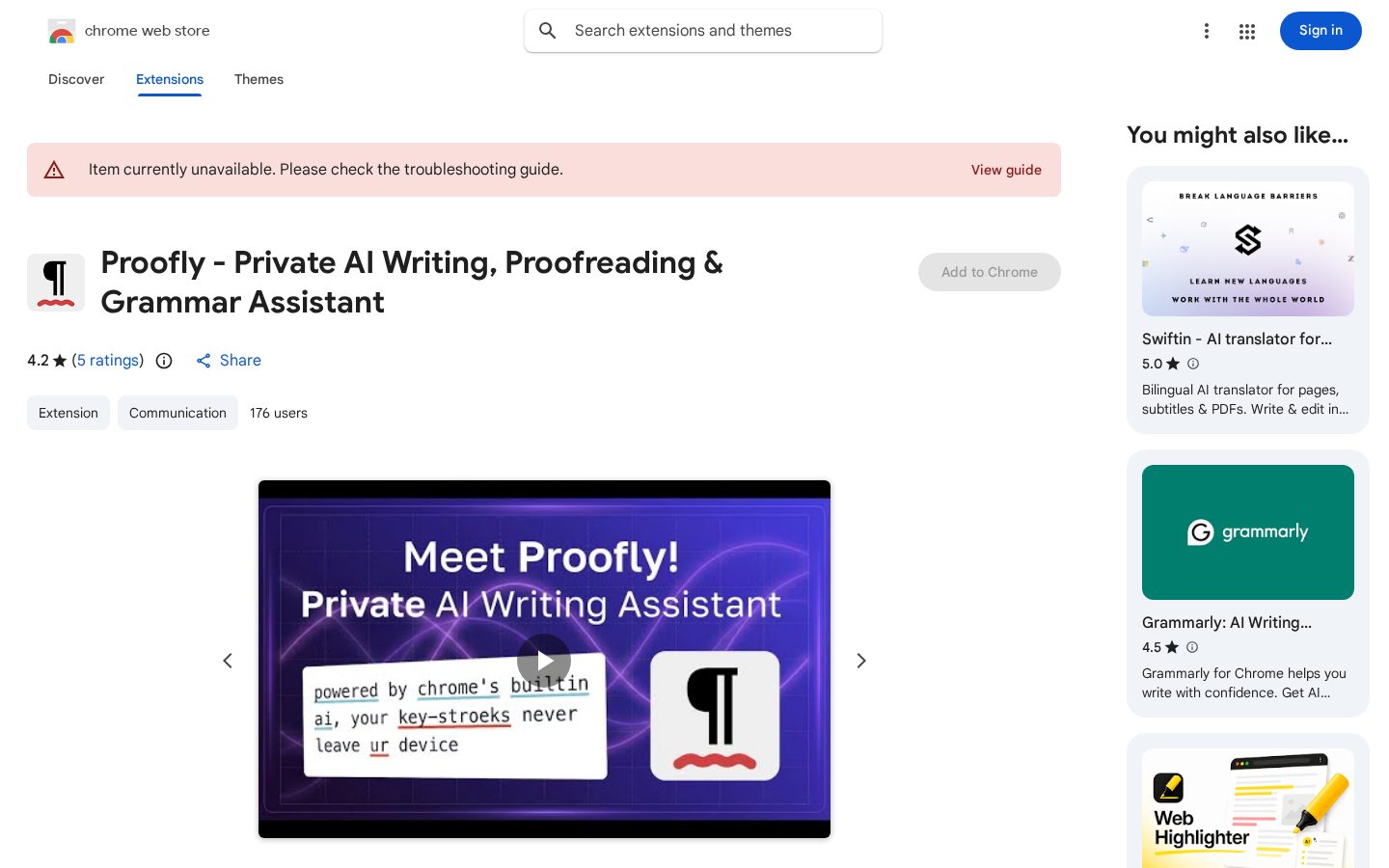 Proofly Homepage
