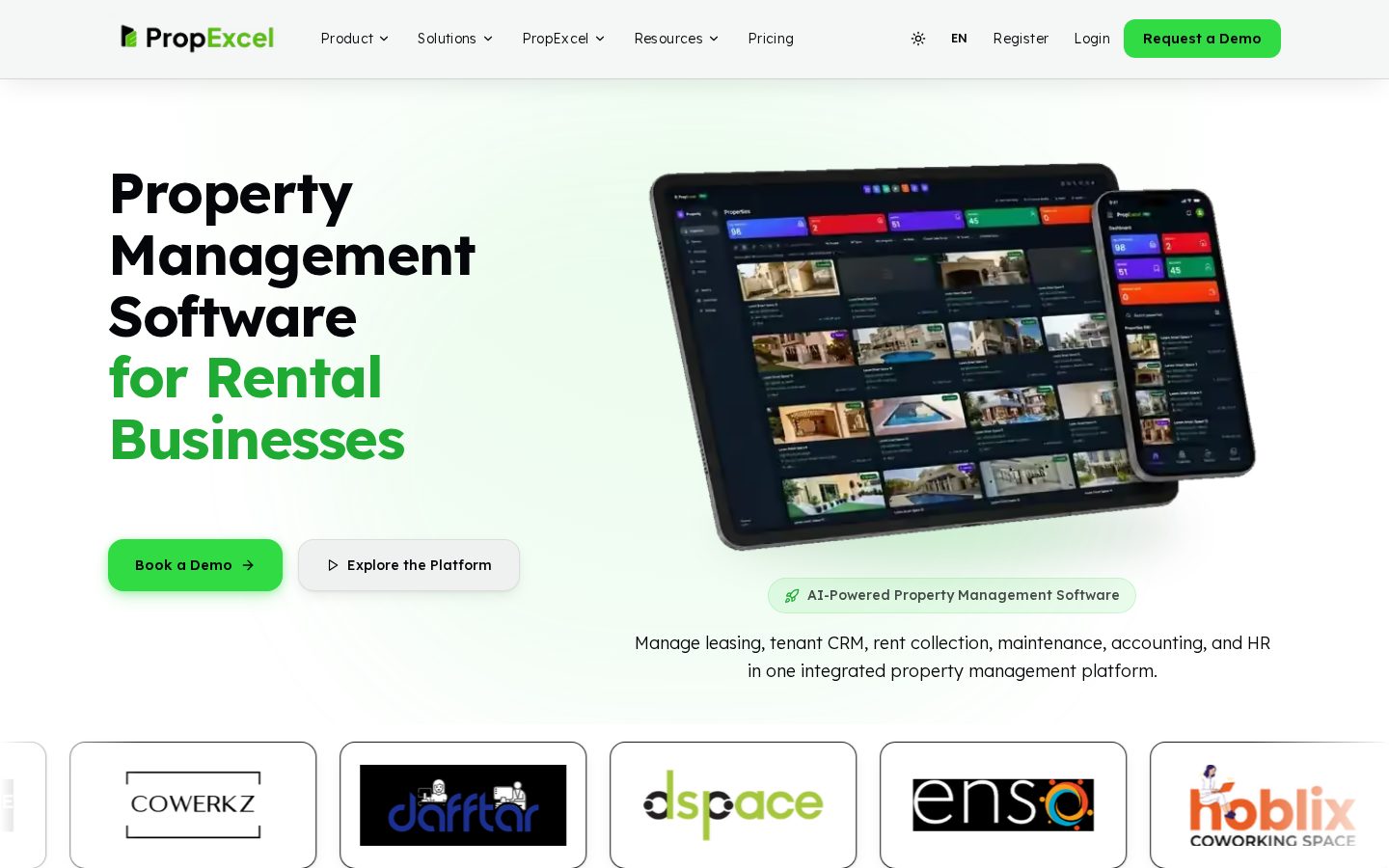 PropExcel Homepage