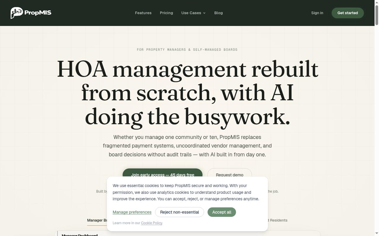PropMIS Homepage