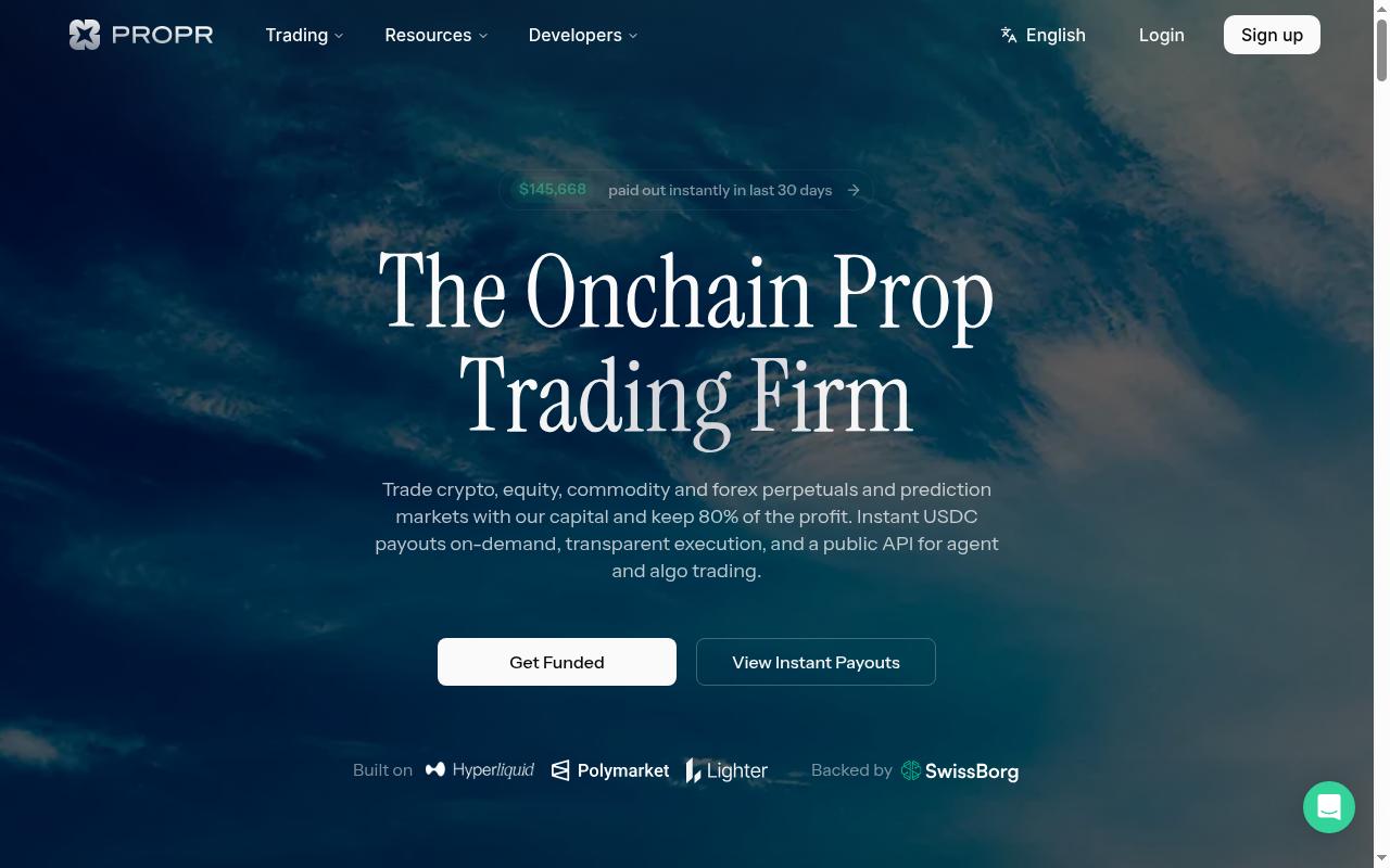 Propr Homepage