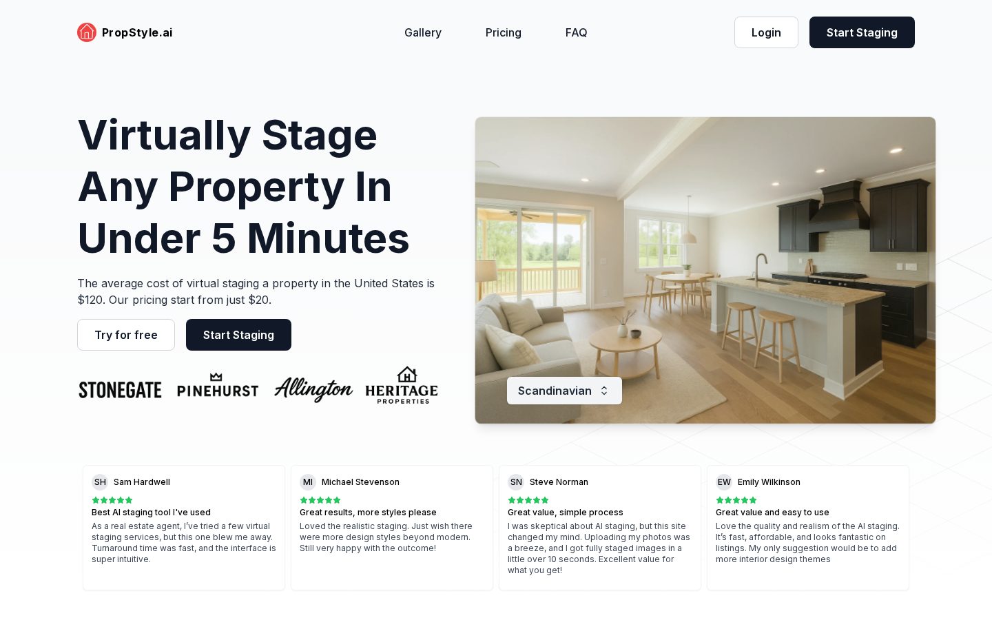 PropStyle Homepage