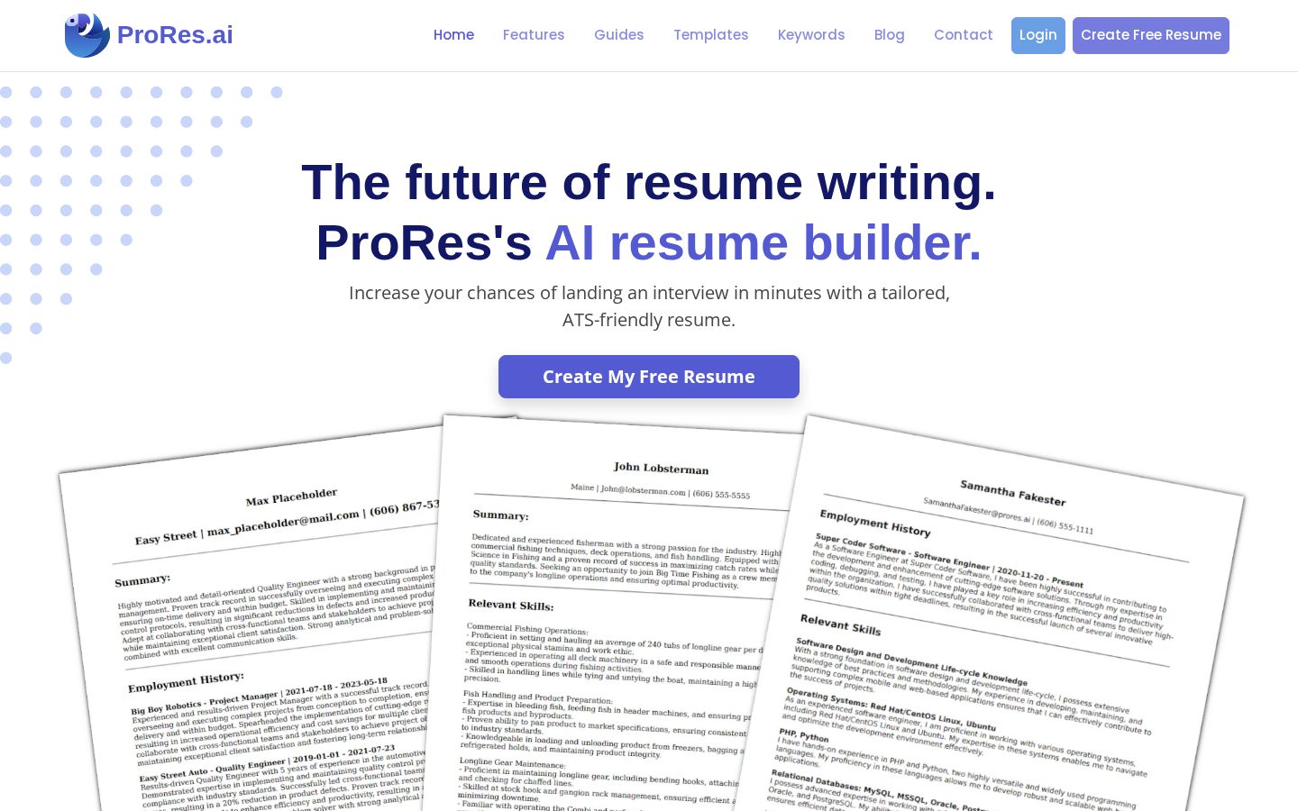 ProRes Homepage