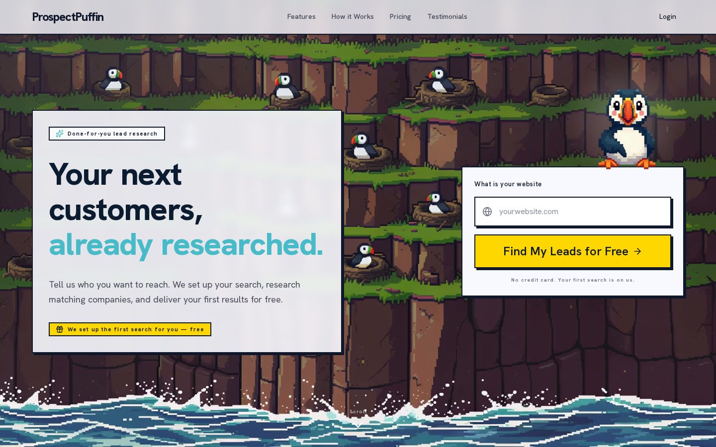 Prospect Puffin Homepage