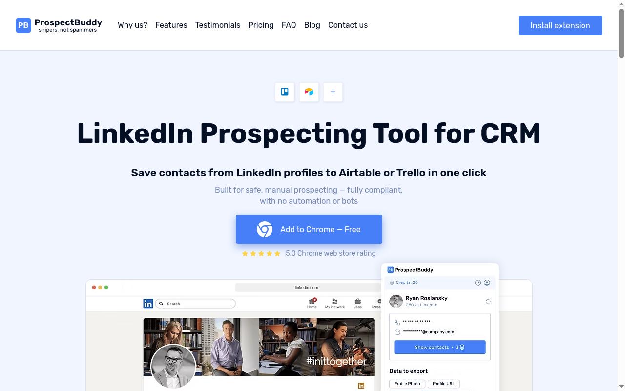 ProspectBuddy Homepage