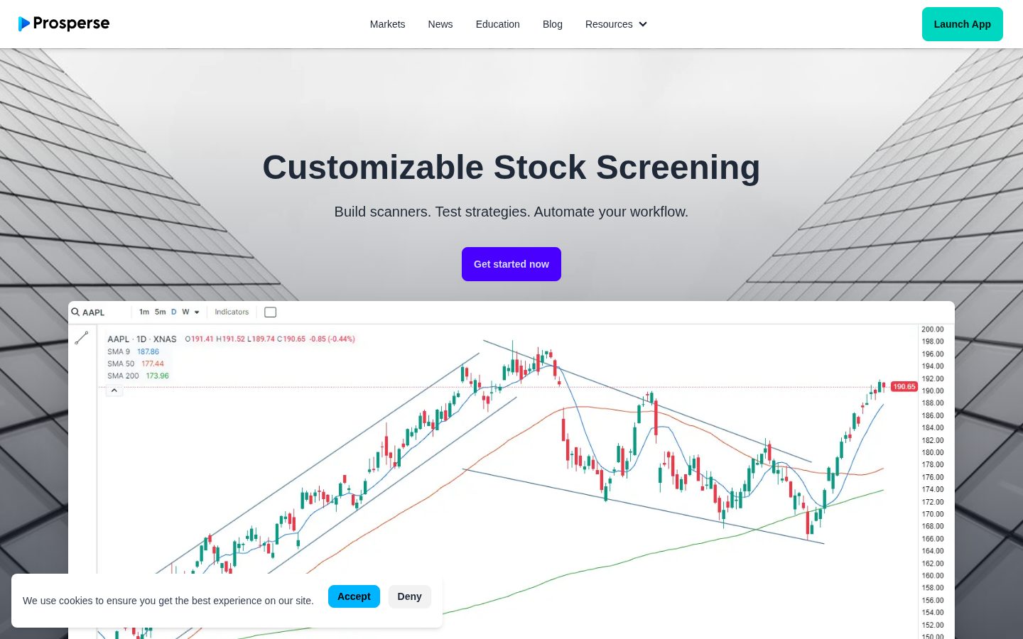 Prosperse Homepage