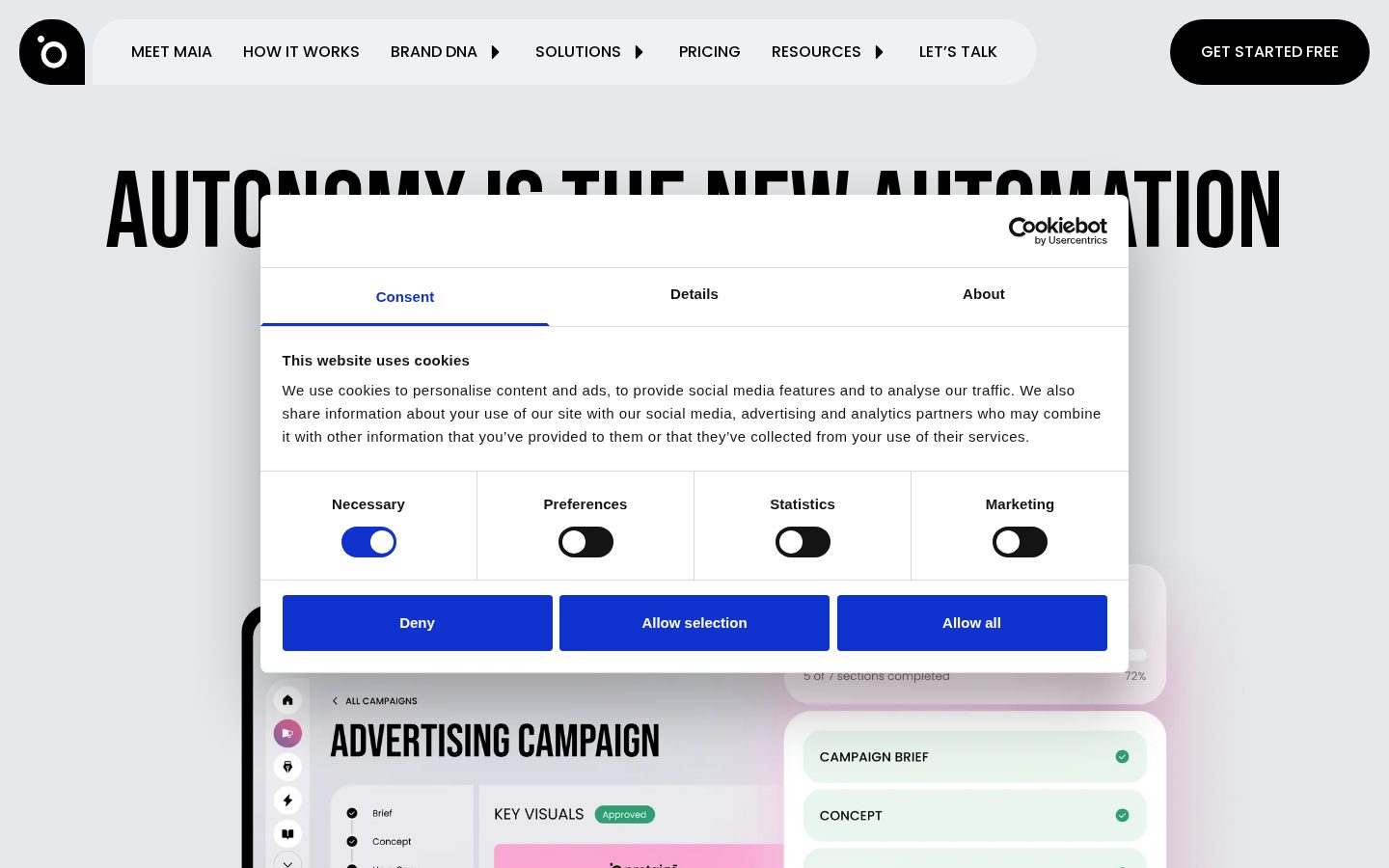 Protaigé Homepage