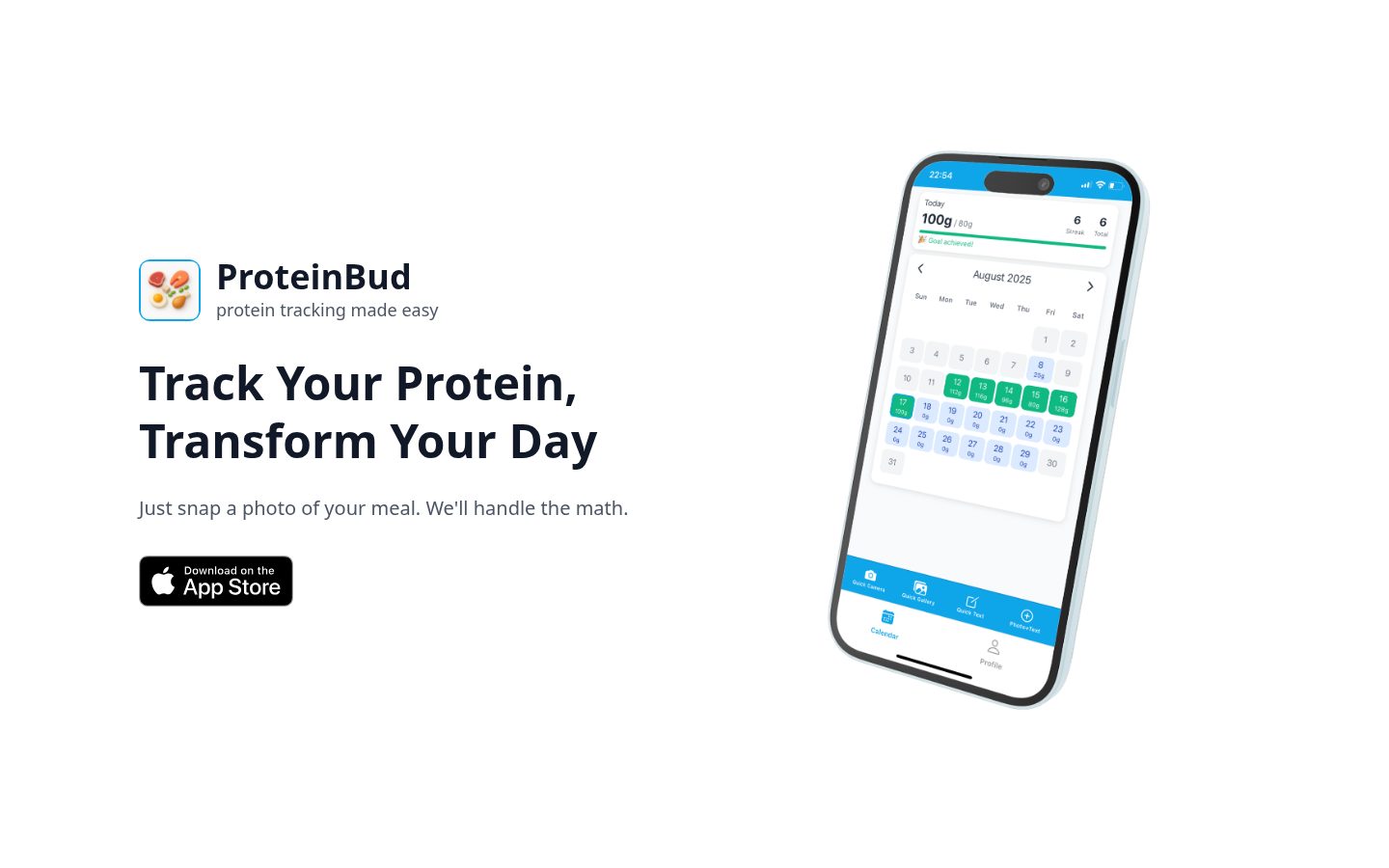 ProteinBud Homepage