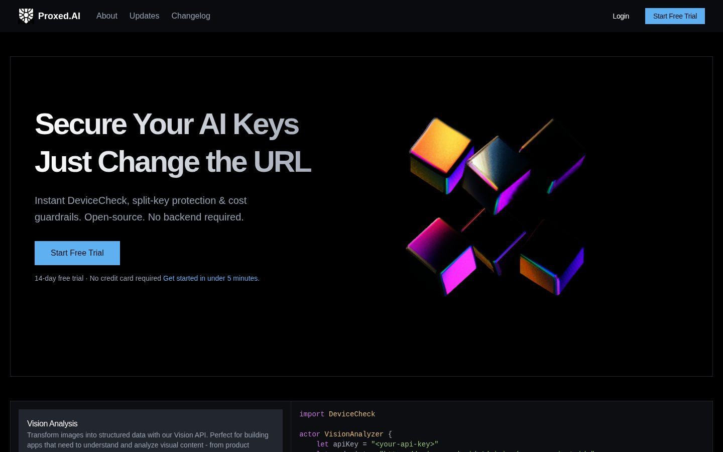 Proxed.AI Homepage