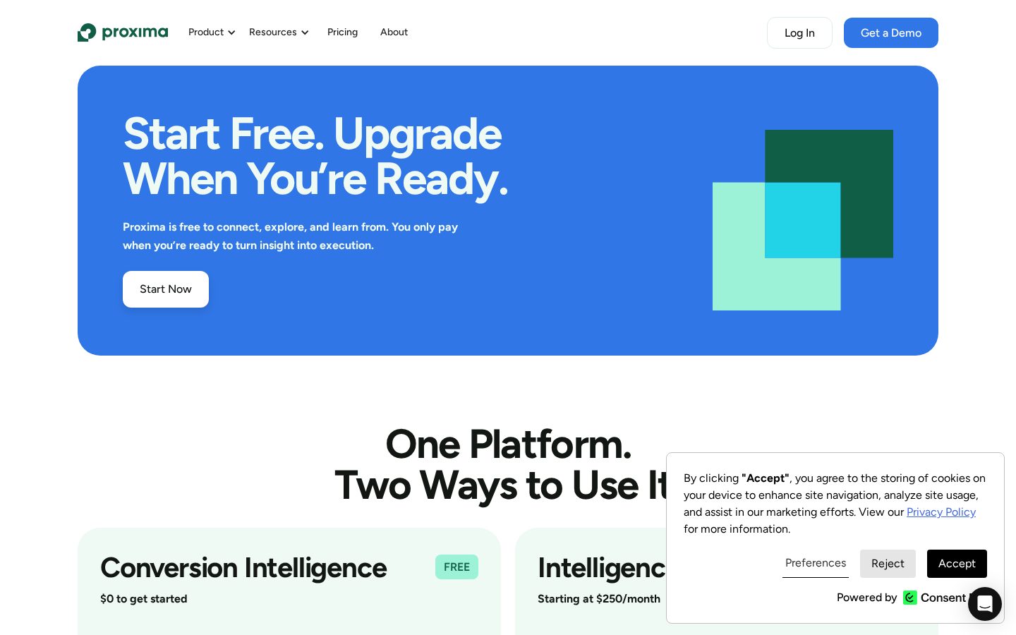 Proxima AI Pricing