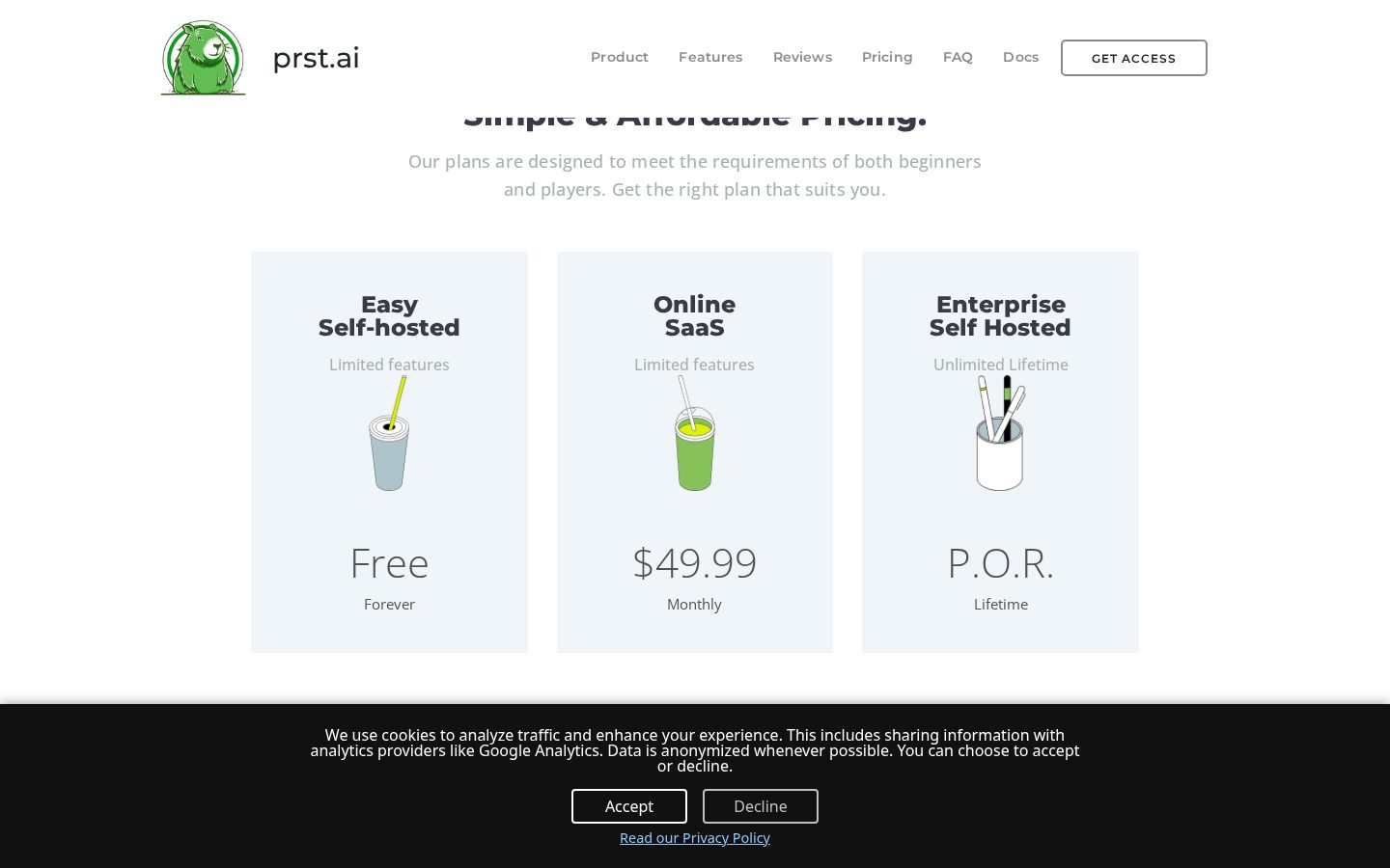 prst.ai Pricing