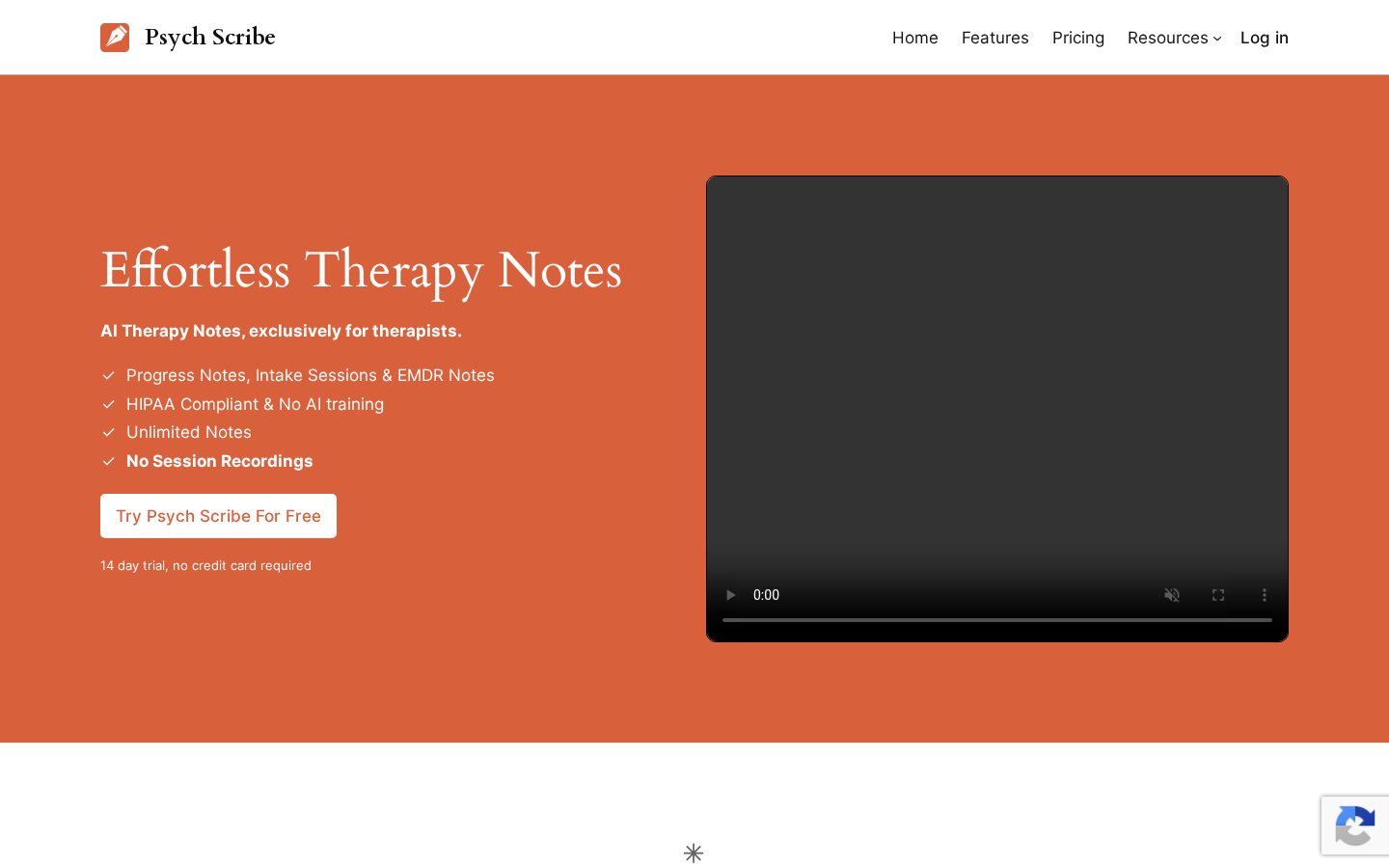 Psych Scribe Homepage